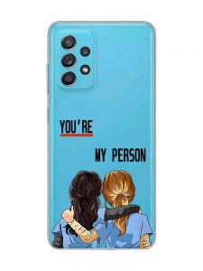 Прозорий чохол на Samsung Galaxy A52 :: Подружки з Анатомії (принт 251)