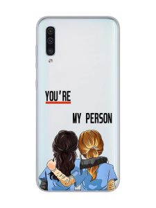 Прозорий чохол на Samsung Galaxy A50 (2019) A505 :: Подружки з Анатомії (принт 251)