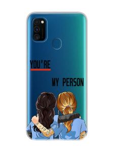 Прозорий чохол на Samsung Galaxy M30s/М21  :: Подружки з Анатомії (принт 251)