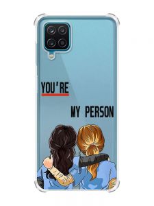 Чохол з потовщеними кутами на Samsung A12 4G :: Подруги з Анатомії (принт 251)