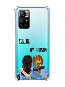 Чохол з потовщеними кутами на Xiaomi Redmi Note 11 4G :: Подруги з Анатомії (принт 251)