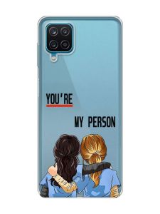 Прозорий чохол на Samsung A12 4G :: Подружки з Анатомії (принт 251)