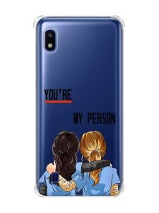 Чохол з потовщеними кутами на Samsung Galaxy A10 (2019)/A105 :: Подруги з Анатомії (принт 251)