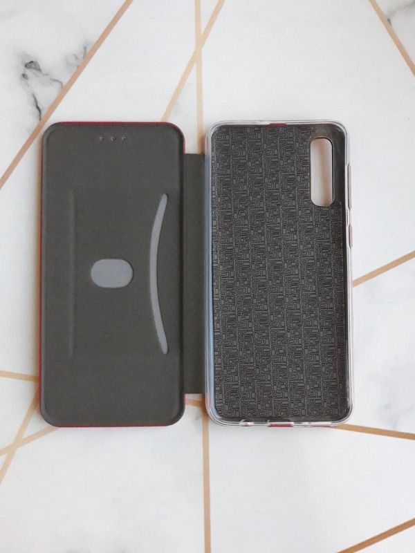 Чохол-книжка з малюнком для Samsung Galaxy A50 (2019) A505/A30s Червоний :: Мрія ніколи не помирає (принт 1)