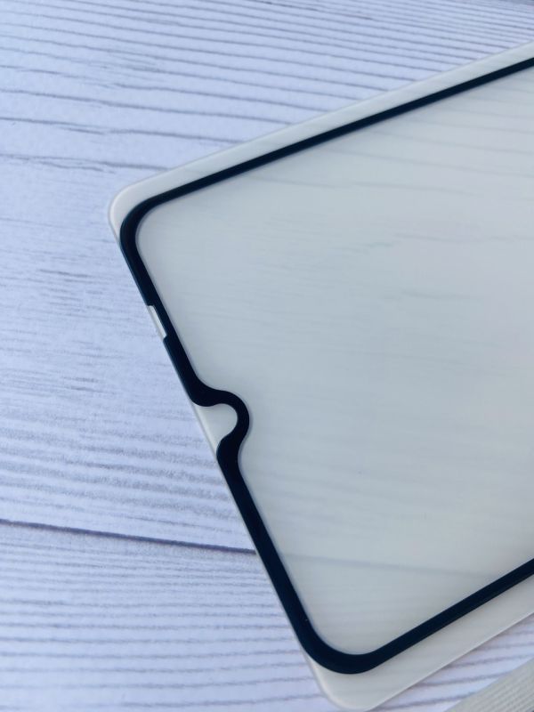 Захисне скло 3D для Xiaomi Redmi 12C Чорна рамка