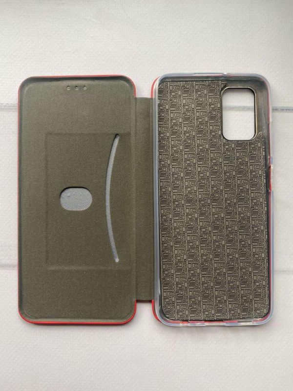 Чохол-книжка з малюнком для Samsung Galaxy A03s Червоний :: Польові квіти (принт 270)