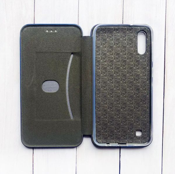 Чохол-книжка з малюнком для Samsung Galaxy А10 (2019) А105 Синій :: Польові квіти (принт 270)