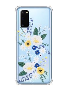 Чохол із потовщеними кутами на Samsung Galaxy S20 Plus :: Квіти. Акварель (принт 271)