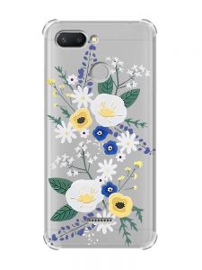 Чохол із потовщеними кутами для Xiaomi Redmi 6 :: Квіти. Акварель (принт 271)
