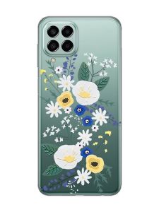 Прозорий чохол на Samsung Galaxy M33 5G :: Квіти. Акварель (принт 271)