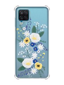 Чохол з потовщеними кутами на Samsung A12 4G :: Квіти. Акварель (принт 271)