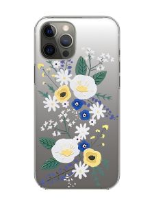 Прозорий чохол на iPhone 12 Pro Max :: Квіти. Акварель (принт 271)