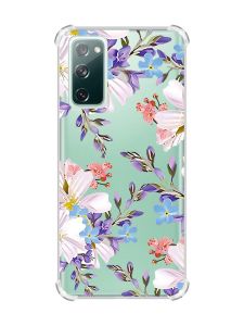 Чохол з потовщеними кутами на Galaxy S20 FE :: Квітковий малюнок (принт 272)