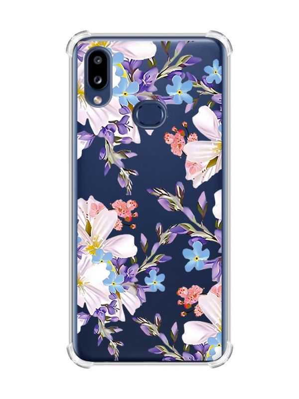 Чохол з потовщеними кутами на Samsung Galaxy A10s/A107 :: Квітковий малюнок (принт 272)