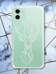 Чохол з потовщеними кутами на Apple iPhone 11 (6.1) :: Олень (принт 129)