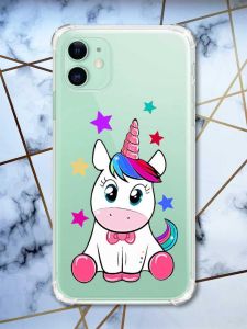 Чохол з потовщеними кутами на Apple iPhone 11 (6.1) :: Єдиноріг (принт 102)