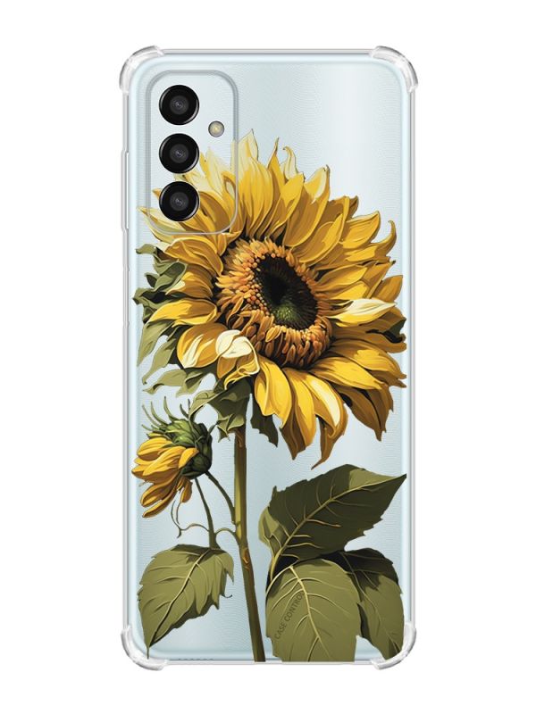 Чохол із потовщеними кутами на Samsung Galaxy M13 4G :: Соняшник (принт 274)