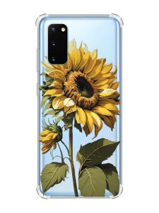 Чохол із потовщеними кутами на Samsung Galaxy S20 Plus :: Соняшник (принт 274)