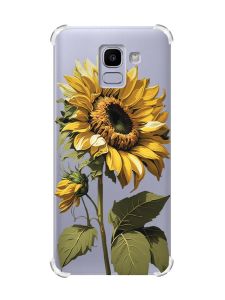 Чохол із потовщеними кутами на Samsung Galaxy J6 (2018) J600F :: Соняшник (принт 274)