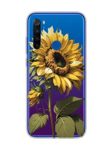 Прозорий чохол на Xiaomi Redmi Note 8T :: Соняшник (принт 274)