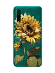 Прозорий чохол на Xiaomi Redmi 9T  :: Соняшник (принт 274)