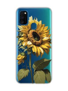 Прозорий чохол на Samsung Galaxy M30s/М21  :: Соняшник (принт 274)