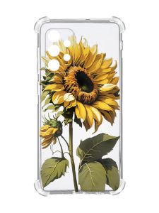 Чохол із потовщеними кутами на Oppo A72 5G :: Соняшник (принт 274)