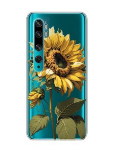 Прозорий чохол на Xiaomi Mi Note 10/Note 10 Pro :: Соняшник (принт 274)