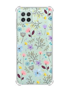 Чохол із потовщеними кутами на Samsung Galaxy A22 5G / A22s 5G :: Квітковий фон (принт 267)