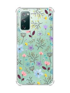 Чохол з потовщеними кутами на Galaxy S20 FE :: Квітковий фон (принт 267)