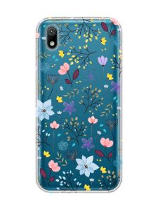 Прозорий чохол для Huawei Y5 2019 / Honor 8S :: Квітковий фон (принт 267)