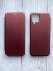 Чохол-книжка G-Case для Samsung Galaxy A22 4G / M22 / M32 Бордовий