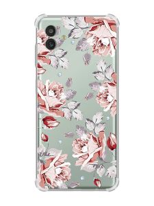 Чохол з потовщеними кутами на Samsung Galaxy M13 5G :: Фон Троянди (принт 273)