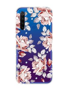 Прозорий чохол на Xiaomi Redmi Note 8T :: Фон Троянди (принт 273)