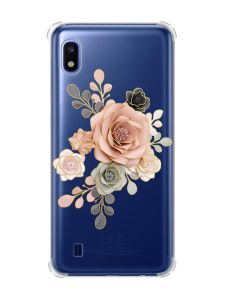 Чохол з потовщеними кутами на Samsung Galaxy A10 (2019)/A105 :: Троянди (принт 275)