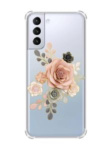 Чохол з потовщеними кутами на Samsung Galaxy S21 (G991) :: Троянди (принт 275)
