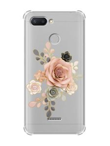 Чохол із потовщеними кутами для Xiaomi Redmi 6 :: Троянди (принт 275)