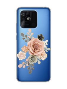 Прозорий чохол на Xiaomi Redmi 10C :: Троянди (принт 275)