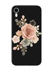 Матовий чорний чохол на Apple iPhone XR :: Троянди (принт 275)