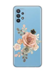 Прозорий чохол на Samsung Galaxy A32 :: Троянди (принт 275)