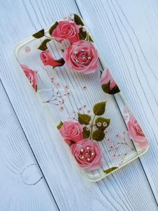 Силіконовий чохол із малюнком для Samsung Galaxy J4 Plus Букетики троянд