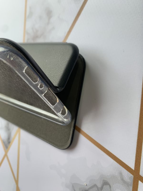 Чохол-книжка з малюнком для Samsung Galaxy M30s/ М21 Чорний :: Фон ромашки (принт 41)