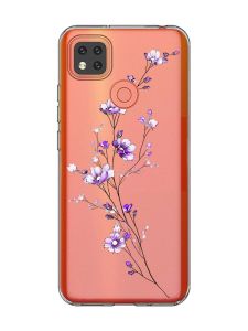 Прозорий чохол для Xiaomi Redmi 9C/10A :: Гілочка квітів (принт 278)