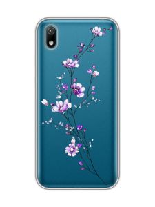 Прозорий чохол для Huawei Y5 2019 / Honor 8S :: Гілочка квітів (принт 278)