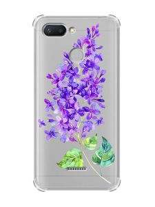 Чохол із потовщеними кутами для Xiaomi Redmi 6 :: Гілочка бузку (принт 280)