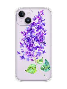 Чохол із потовщеними кутами на iPhone 14 :: Гілочка бузку (принт 280)