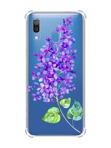 Чохол з потовщеними кутами на Samsung Galaxy A30 (2019) / A20 (2019) :: Гілочка бузку (принт 280)