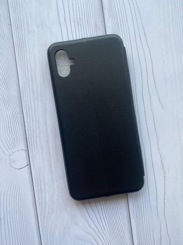 Чохол-книжка з малюнком для Samsung Galaxy A04E/ A042 Чорний :: Віночок з сакури (принт 284)