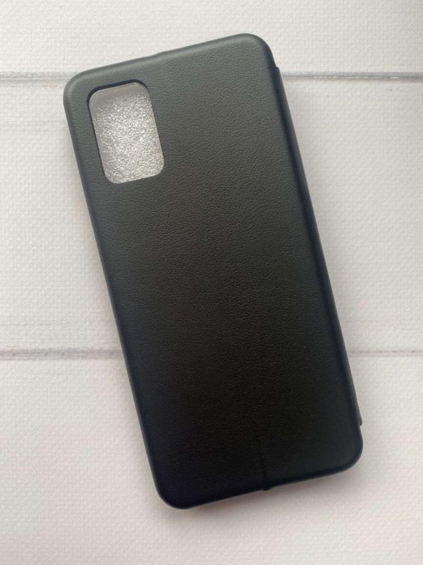 Чохол-книжка з малюнком для Samsung Galaxy A03s Чорний :: Тризуб Полум'я (принт 257)