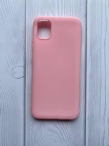 Силіконовий матовий чохол для SAMSUNG Galaxy A04E/A042 Рожевий